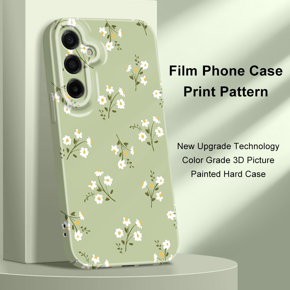 Samsung Galaxy A55 - Coque de téléphone à motifs floraux