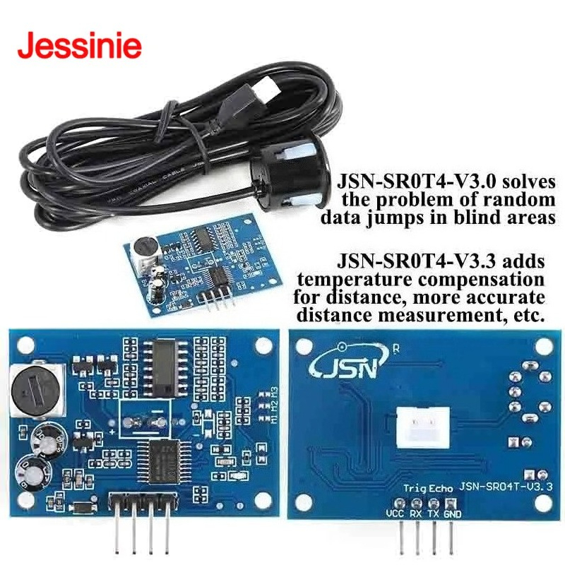 Hydration Sensor Skin - JSN-SR04T JSN SR04T 3.3 Module ultrasonique