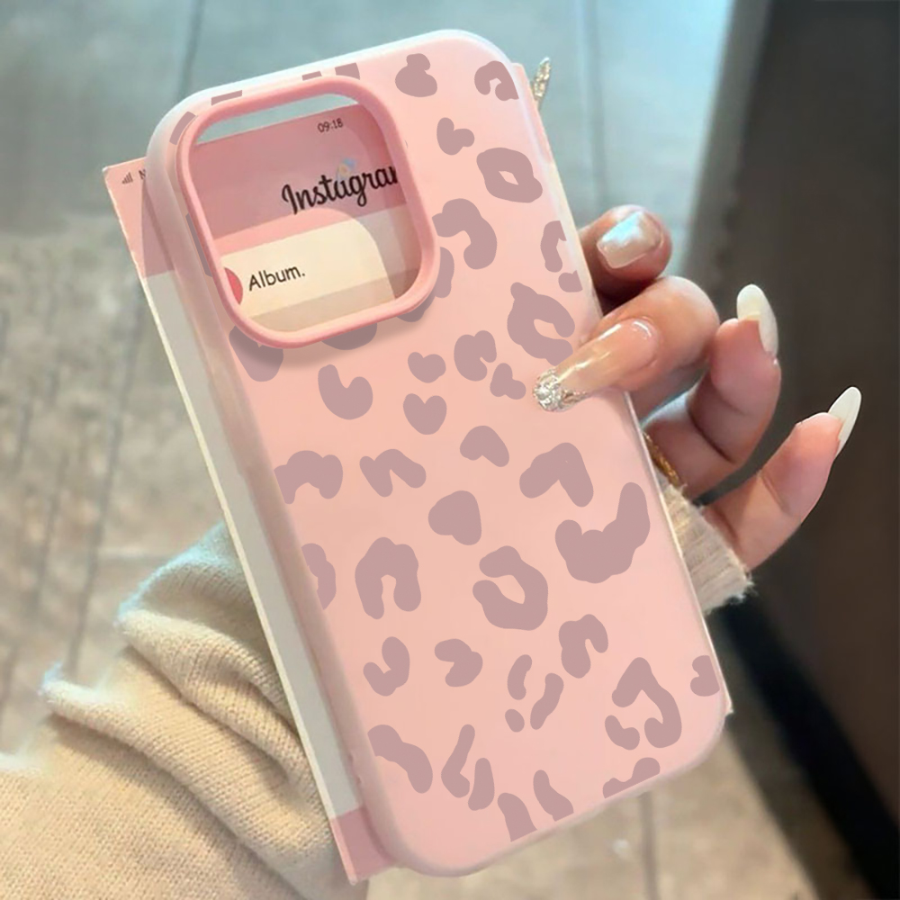 Samsung Galaxy A55 - Coque de téléphone à imprimé léopard