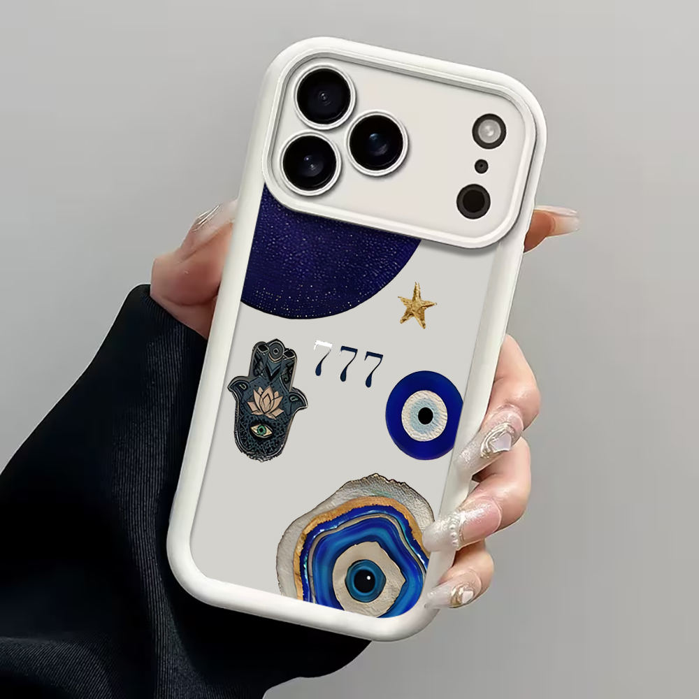 Coque bleue motif œil porte-bo - Samsung Galaxy A55 avis et prix