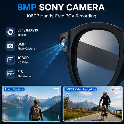 Lunettes intelligentes IA, cam - Smart Glasses Lens avis et prix