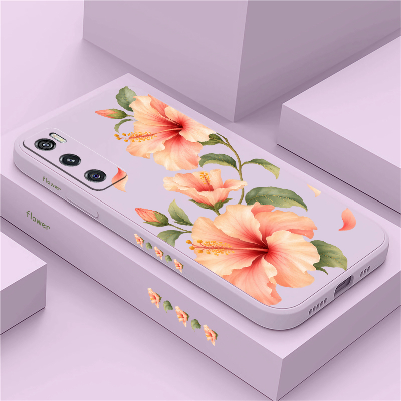 Coque à motifs de deux lys ros - Vivo V40 avis et prix