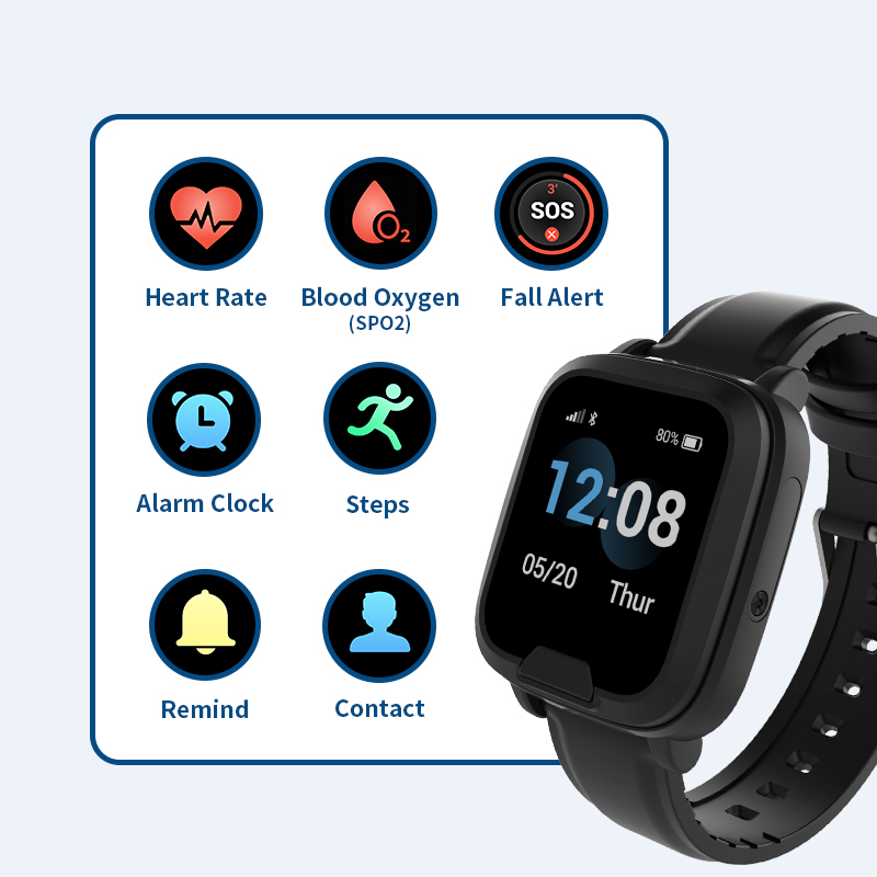 Bracelet de suivi GPS 4G, moni - Fall Detection Watch avis et prix